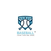 Baseball logo template