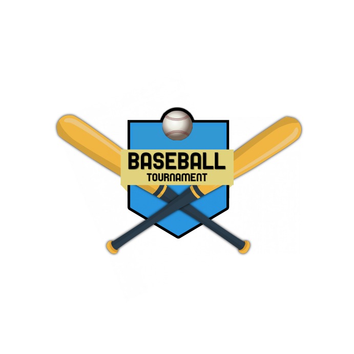 Baseball Logo Publicação no Instagram template