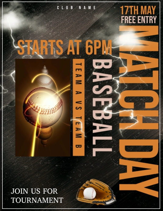 Copia de baseball matches PosterMyWall
