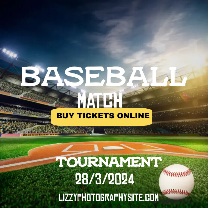 Baseball Opening Day Flyer Template PosterMyWall