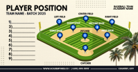 Baseball Player Position Template Facebook Shared Image