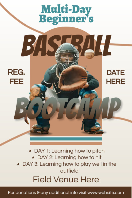 Base.all Poster Design Baseball Poster Template | PosterMyWall