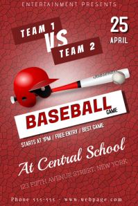 baseball poster template