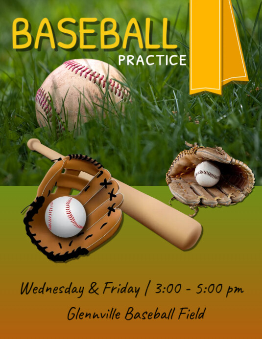 Baseball Practice Template Baseball Practice Template