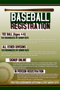 design baseball posters in minutes postermywall