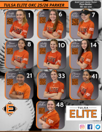 Baseball Softball Poster Folder (US Letter) template