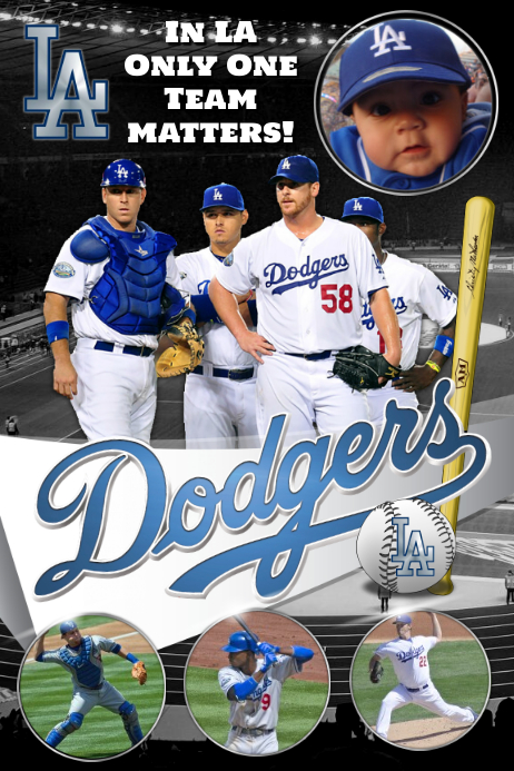 Baseball team poster Template | PosterMyWall