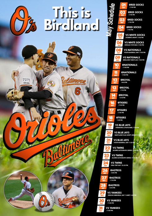 Baseball Team Schedule Template PosterMyWall Baseball team schedule template postermywall