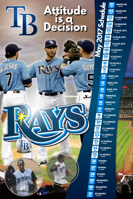 Baseball Team Schedule Poster Template PosterMyWall