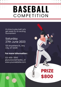 baseball match template | PosterMyWall