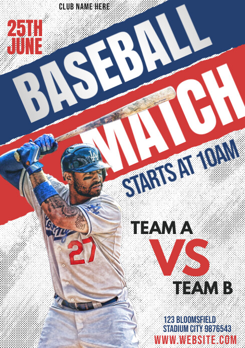 Baseball Template | PosterMyWall