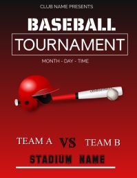 BASEBALL MATCH Template | PosterMyWall