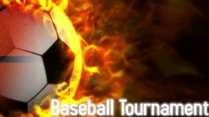 Baseball tournament Digitalt display (16:9) template
