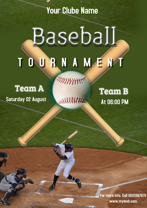 Baseball Tournament Template | PosterMyWall