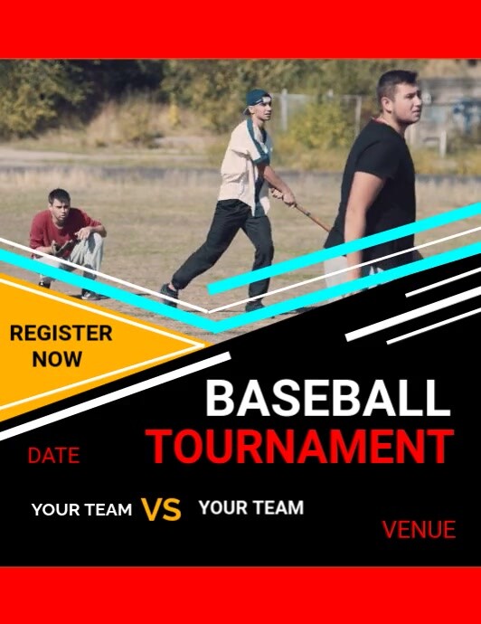 Baseball Tournament Template | PosterMyWall