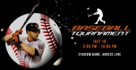 Baseball tournament Facebook Event Cover template