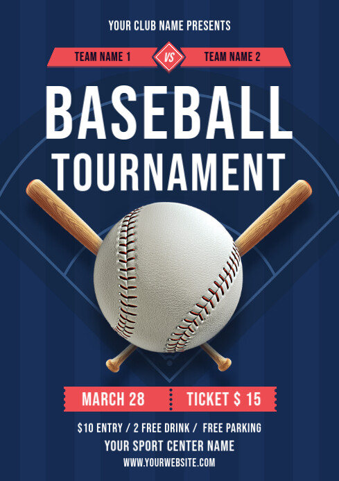 Baseball Tournament Flyer Template | PosterMyWall