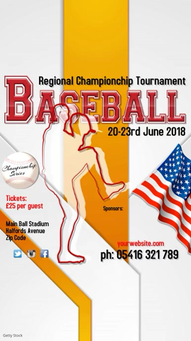 Copy of Baseball Tournament Template | PosterMyWall