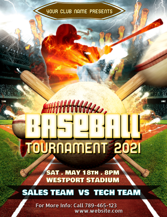 Copy of Baseball tournament template | PosterMyWall