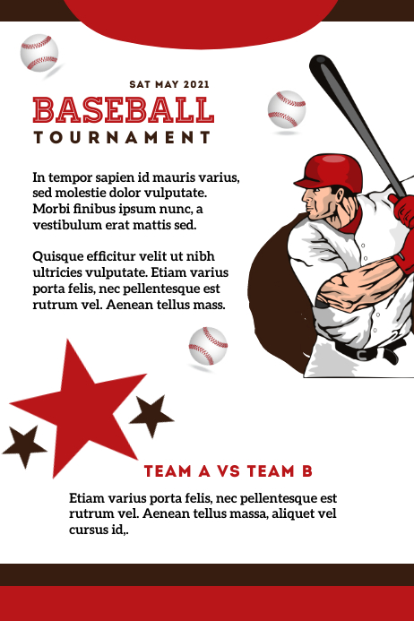 Baseball Tournament Template | PosterMyWall
