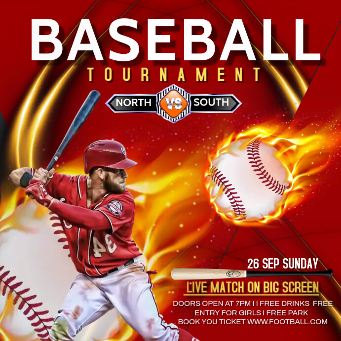 Baseball Tournament Template | PosterMyWall