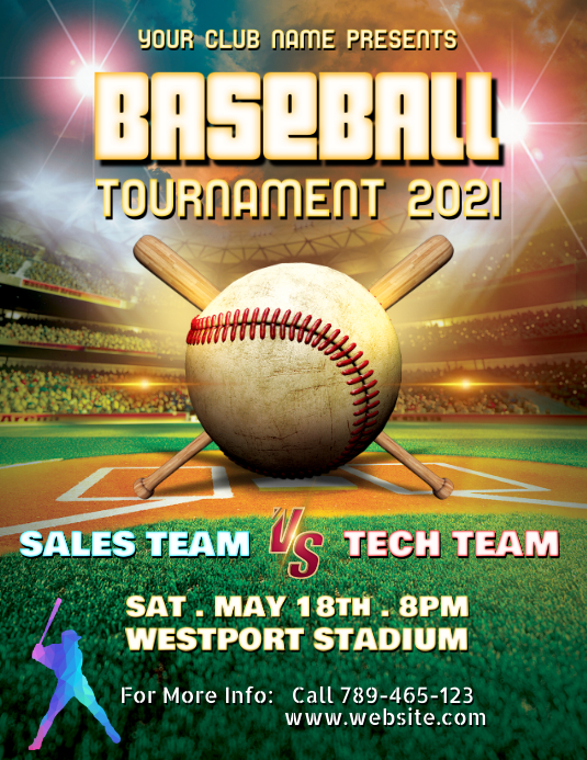 Copy of Baseball tournament template | PosterMyWall