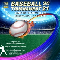 Baseball tournament event Template | PosterMyWall