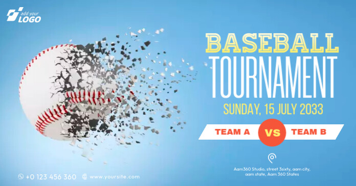 Baseball Tournament Template | PosterMyWall