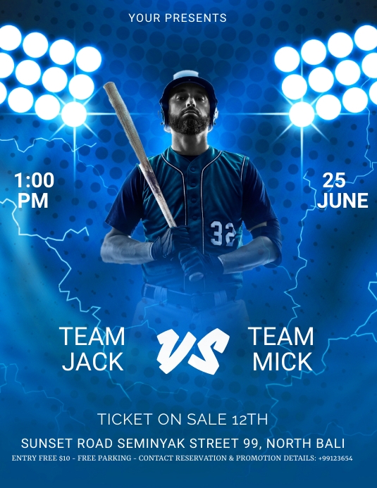 Copy of BASEBALL TOURNAMENT TEMPLATE | PosterMyWall