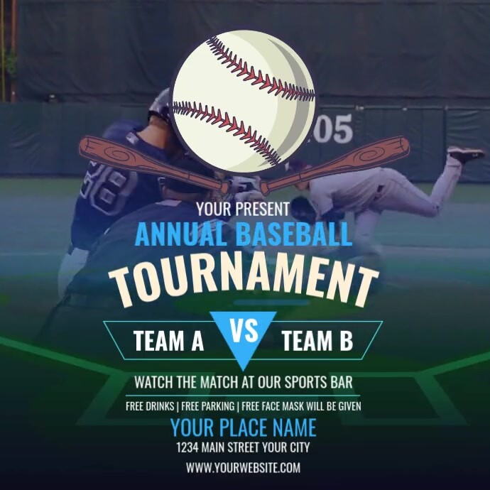 Baseball Tournament Template | PosterMyWall