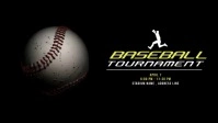 Baseball Tournaments Video Ad template