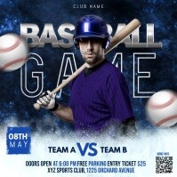 Baseball video ad template | PosterMyWall