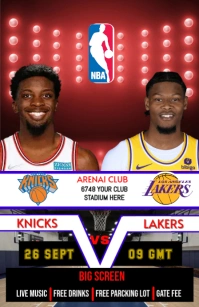 baseketball Tabloid template