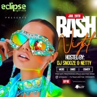 BASH NIGHT FLYER TEMPLATES Instagram Post