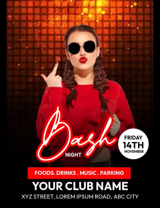 Bash party flyer Template | PosterMyWall