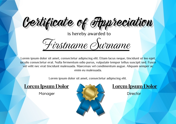 Copy of BASIC STYLE CERTIFICATE | PosterMyWall