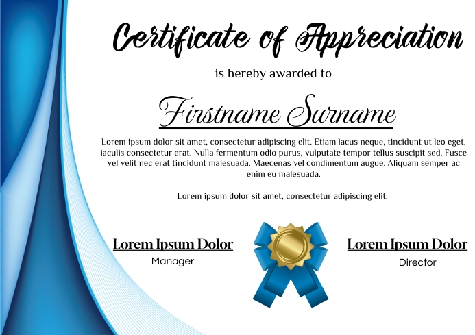 BASIC STYLE CERTIFICATE Template | PosterMyWall