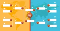 Baskeball Game Players Lineups Table Facebook Shared Image template