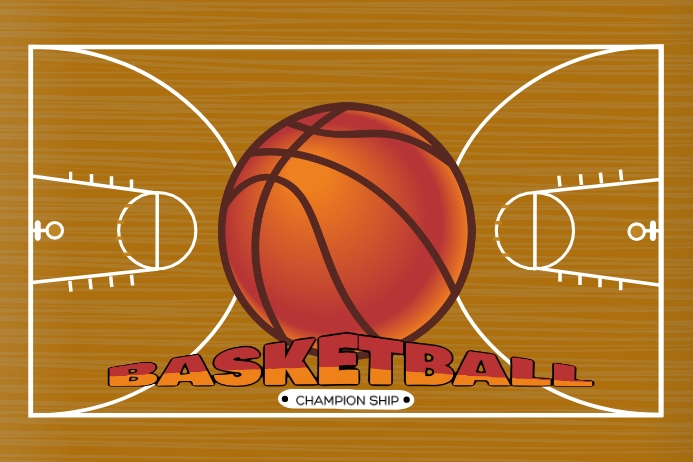 Basket Ball Template PosterMyWall
