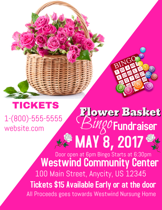 Basket Bingo Template PosterMyWall