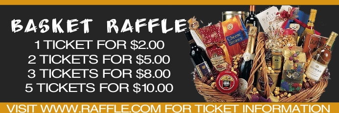 Basket raffle ticket Template | PosterMyWall