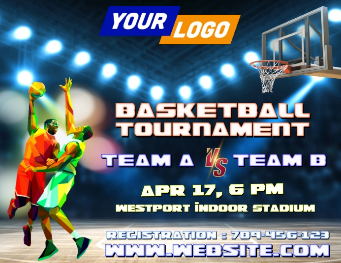 Image 8 for 3 On 3 Basketball Tournament Flyer Template