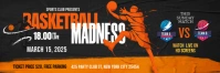 basketball ad Twitter Banner template