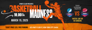 basketball ad Twitter Banner template