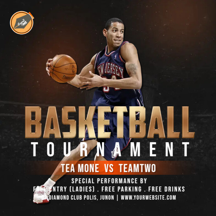Basketball Rim Advertisement Basketball Ads Template | PosterMyWall