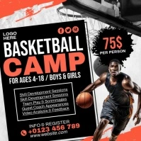 Basketball Camp Publicación de Instagram template