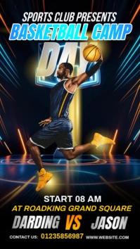 basketball coaching template Instagram Story