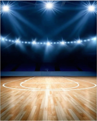 Basketball court background Instagram Portrait template