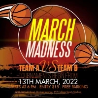 BASKETBALL Quadrato (1:1) template