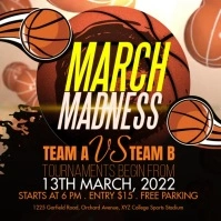 BASKETBALL Square (1:1) template